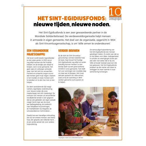 Mondiale thema's in infoblad - Sint-Gillis-Waas